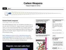 Tablet Screenshot of carbonweapons.com